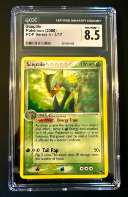 Pokemon POP Series 4 Sceptile 5/17 CGC 8.5 NM/Mint+ (HARD TO FIND) - Image 1
