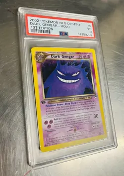 2002 Pokemon Dark Gengar Neo Destiny Holo 1st Edition - Image 4