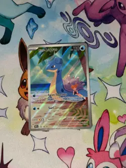 Pokemon TCG Destined Rivals - Misty's Lapras 194/182 IR NM - Image 1