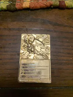 Charizard #06 23k Gold Plated Card Burger King Promo Pokemon Nintendo 1999 - Image 2