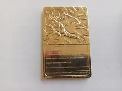 Pokemon 1999 23k Gold Plated Trading Card Burger King Promo Pikachu & Charizard - Image 5