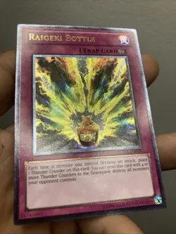Yu-Gi-Oh TCG Generation Force #GENF-EN079 Raigeki Bottle (UTR) Ultimate Rare NM - Image 2