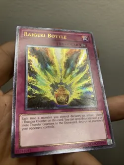 Yu-Gi-Oh TCG Generation Force #GENF-EN079 Raigeki Bottle (UTR) Ultimate Rare NM - Image 3