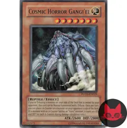 Yugioh Cosmic Horror Gangi'el POTD-EN029 Rare LP - Image 1