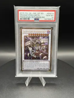 yugioh psa 10 Dragocytos Corrupted Nethersoul Dragon - Image 1