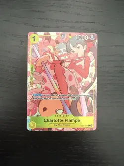 One Piece TCG - Charlotte Flampe (Alt Art) - EB-01 Near Mint English - Image 1
