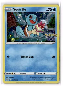 Squirtle - SWSH233 SWSH: Sword & Shield Promo Cards Holo LP - Image 1