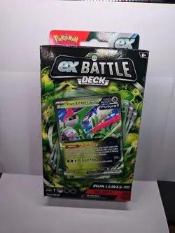 POKEMON TCG IRON LEAVES EX BATTLE DECK FACTORY SEALED 60 cards 🔥🔥🔥 - Image 1