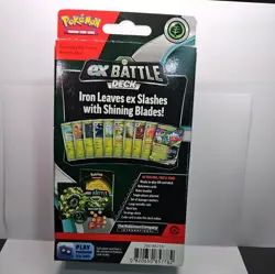 POKEMON TCG IRON LEAVES EX BATTLE DECK FACTORY SEALED 60 cards 🔥🔥🔥 - Image 2