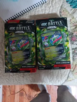 POKEMON TCG IRON LEAVES EX BATTLE DECK FACTORY SEALED (60 cards) - Image 1