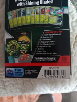 POKEMON TCG IRON LEAVES EX BATTLE DECK FACTORY SEALED (60 cards) - Image 3