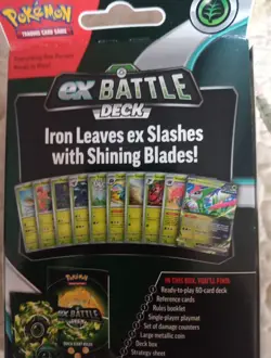 POKEMON TCG IRON LEAVES EX BATTLE DECK FACTORY SEALED (60 cards) - Image 4