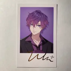 Uki Violeta snapshot card (rare/signed) Noctyx half year anniversary nijisanjien - Image 1