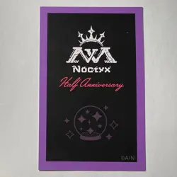 Uki Violeta snapshot card (rare/signed) Noctyx half year anniversary nijisanjien - Image 2