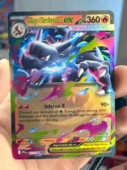 Mega Charizard X ex 013/094 Me02: Phantasmal Flames Holo Pokemon Card - Image 3
