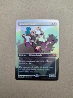 MTG Kinsbaile Cavalier 0130 *Foil* Borderless Special Guest Lorwyn Eclipsed NM - Image 1
