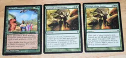 MTG 3x Green Seeds of Innocence & Triumph of the Hordes - Image 1