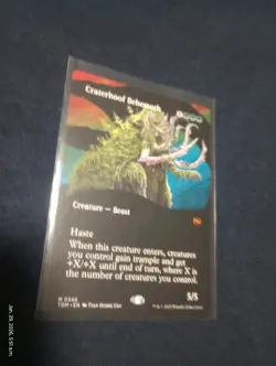 Craterhoof Behemoth (Borderless) [Tarkir Dragonstorm] NM MTG - Image 1