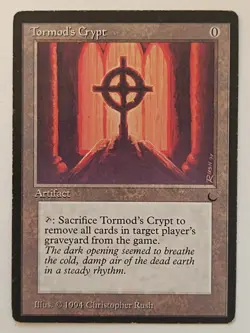 MtG | 1 x Tormod's Crypt | The Dark | Magic the Gathering - Image 1