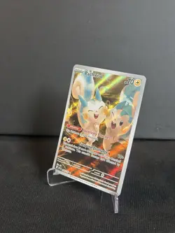 Pachirisu Holo Scarlet & Violet Base Set 208/198 Rare Pokemon Illustration - Image 2