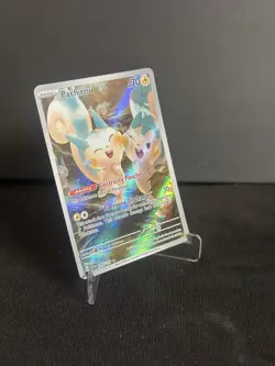 Pachirisu Holo Scarlet & Violet Base Set 208/198 Rare Pokemon Illustration - Image 3