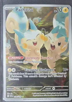 Pachirisu 208/198 SV01: Scarlet & Violet Base Set Illustration Rare Pokemon TCG - Image 1