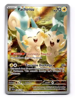 Pachirisu 208/198 Illustration Rare Pokemon TCG SV01: Scarlet & Violet Base Set - Image 1