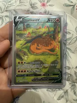 2022 Pokemon Sword & Shield Charizard V Black Star Promo SWSH260 UPC - Image 1
