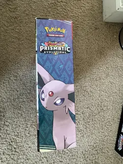 Pokemon Scarlet & Violet Prismatic Evolutions Premium Figure Box, Espeon & Umbr. - Image 4