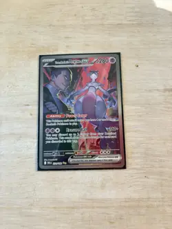 Pokemon TCG Team Rockets Mewtwo EX 213/182 Full Art Destined Rivals English - Image 1