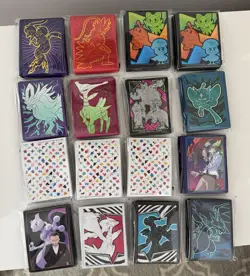 Pokemon ETB Sleeves Mixed Lot Of 16 - Image 1