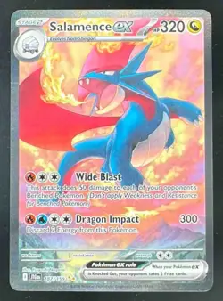 2025 Pokemon Journey Together #187/159 Salamence ex - Image 1