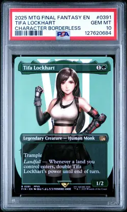 Tifa Lockhart (Borderless) Final Fantasy Regular PSA 10 GEM MINT - Image 1