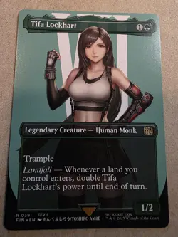 Tifa Lockhart - #391 Regular (Borderless) Final Fantasy - Mtg - Image 1