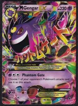 Pokemon M Gengar EX 35/119 Holo XY Phantom Forces - Image 1