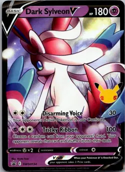 Pokemon TCG Dark Sylveon V Promo SWSH: Sword & Shield Promo Cards SWSH134 NM - Image 1