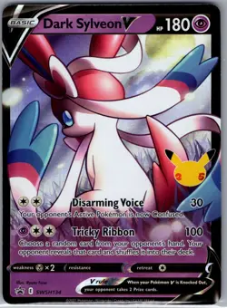 Dark Sylveon V SWSH134 SWSH: Sword & Shield Promo Cards - Pokemon Card - NM - Image 1