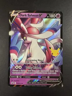 Pokemon Dark Sylveon v SWSH134 SWSH: Sword & Shield Promo Cards Holo VLP - Image 2
