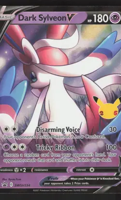 Dark Sylveon V SWSH134 Promo Pokemon SWSH: Sword & Shield Promo Cards - Image 1