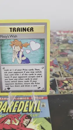 Misty's Wish 1st Edition Gym Challenge Pokemon TCG 108/132 Rare NM - Image 2