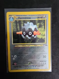 NM 2001 Forretress 2/75 Neo Discovery Non Holo Rare - Vintage Pokemon TCG - Image 1