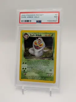 2839 DARK ARBOK 2000 Pokemon Team Rocket #2 Holo PSA 7 NM - Image 1
