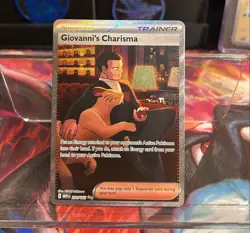 Giovanni's Charisma 204/165 Sv: 151 Pokemon TCG SPECIAL ILLUSTRATION RARE - Image 1