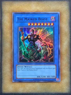 Yugioh The Masked Beast RP02-EN027 Super Rare 2025 Print NM - Image 1