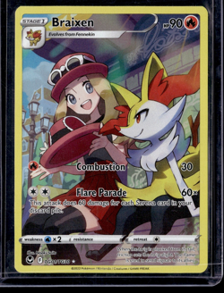 Pokemon TCG SWSH12: Silver Tempest Trainer Gallery #TG01/TG30 Braixen NM - Image 1