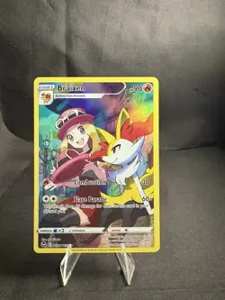 Pokemon Braixen TG01/TG30 Silver Tempest Trainer Gallery Ultra Rare NM Condition - Image 1