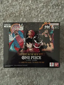 One Piece Card Game OP-09 Emperors in the New World Booster Box English SEALED - Image 1