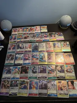 One Piece TCG OP-13 and PRB-02 Bulk Lot Japanese 45x Cards - Image 1
