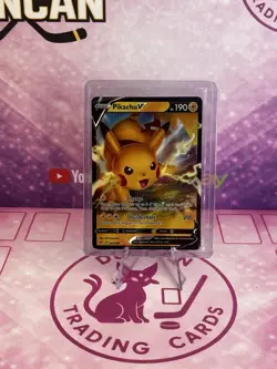 Pikachu V - 043/185 - Pokemon Vivid Voltage Sword & Shield Ultra Rare Card NM - Image 1
