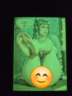 Shadowheart Custom Glow In The Dark Waifu Card Fan Art - Image 2
